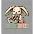 thumbnail image 2 of Short N Sweet Boy's Heather Gray Long Sleeve Hoodie-Medium, 2 of 6
