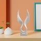 thumbnail image 2 of Estatua de alas de águila/ángel Escultura de resina Figura Obra de arte Coleccionable Feng Shui El 105x3x15cm los 7x3x15cm, 2 of 6