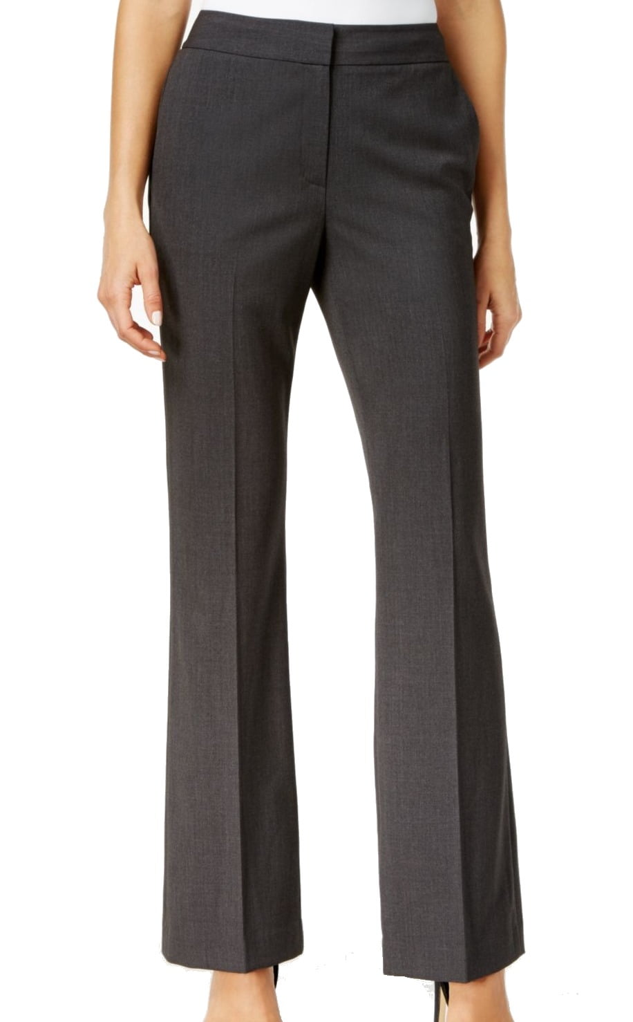 Calvin Klein - Calvin Klein NEW Gray Womens Size 16 Slash-Pocket Tab-Front Dress Pants - Walmart