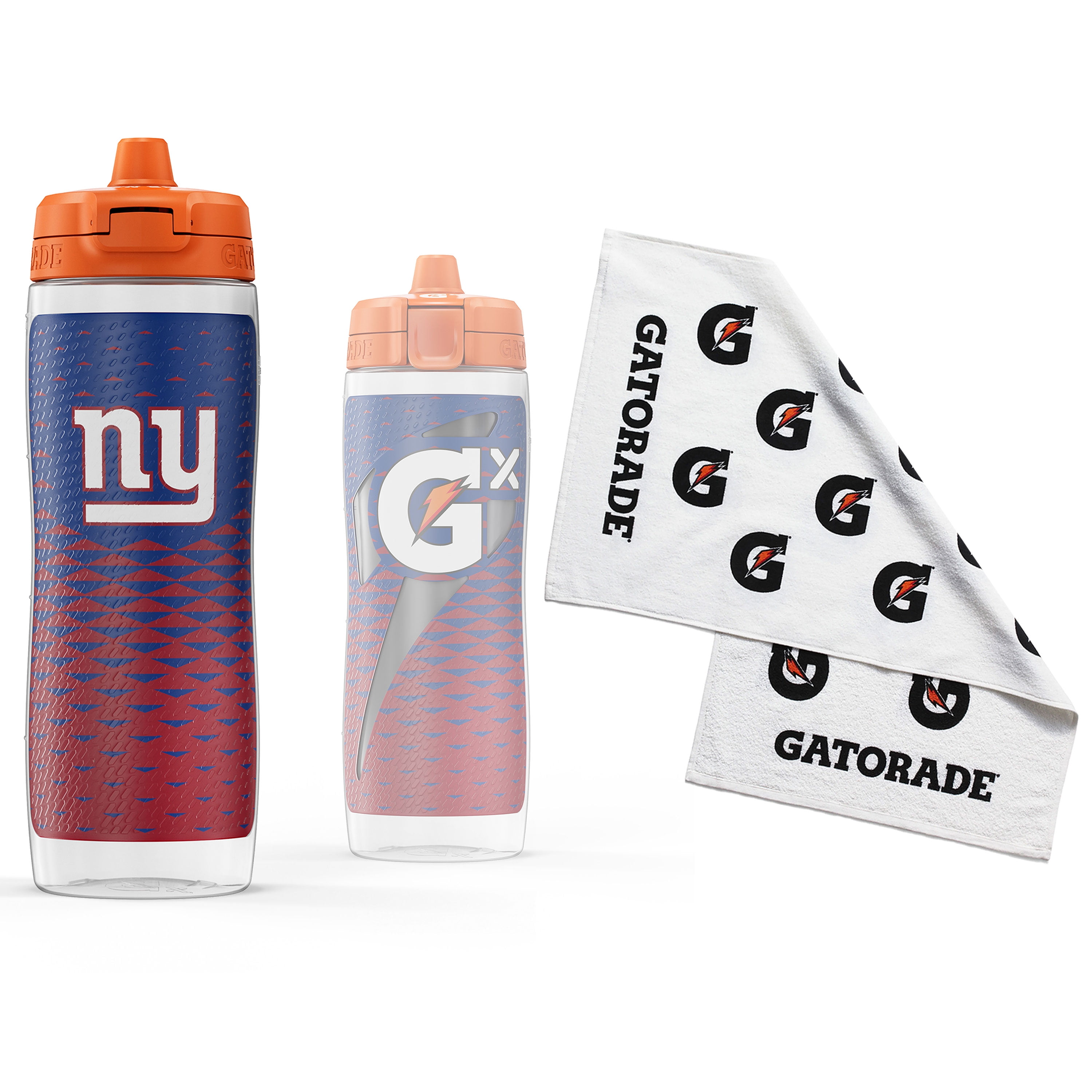Gatorade Gx New York Jets NFL 30 fl oz Water Bottle & Sports Towel Bundle