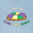 thumbnail image 3 of Inktastic I Am the King Cake Baby Baby Burp Cloth, 3 of 3