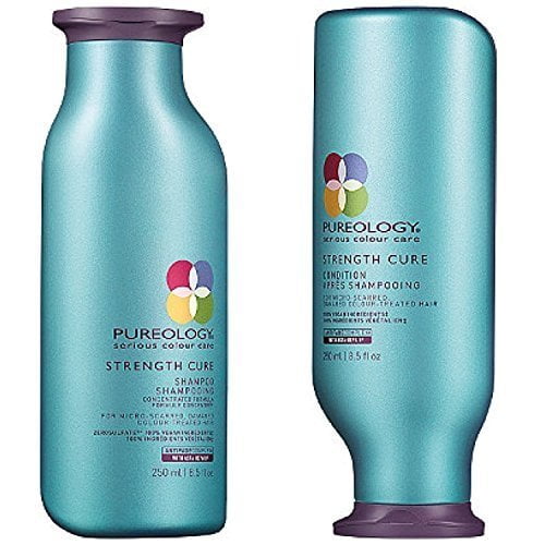 billetpris designer pensionist 61 Value) Pureology Strength Cure Shampoo and Conditioner 8oz - Walmart.com