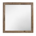 thumbnail image 1 of Topline Home Furnishings Rustic Cherry Framed Dresser Mirror, 1 of 3