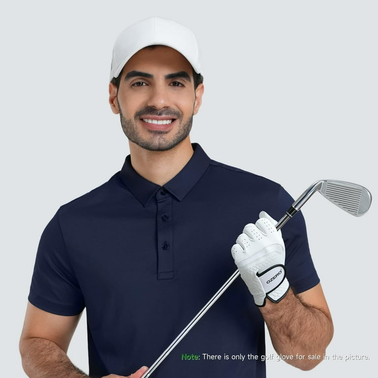 【DESCENTE GOLF】 Men's Sheepskin Gloves / 追跡付 OZERO Men's Left Hand Golf Glove All Weather Grip Golfer