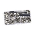 thumbnail image 3 of figatia Rivet Box Set Steel Rivets for Crafting Clothing Accessories DIY Enthusiasts Silver, 3 of 9
