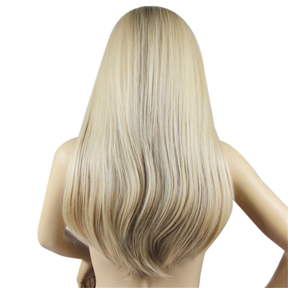 UTOURS Human Hair Wigs For Women Black Color Natural Lace Hair New Fashion Womens Front Wig Blonde Long Wavy Full Wigs Party