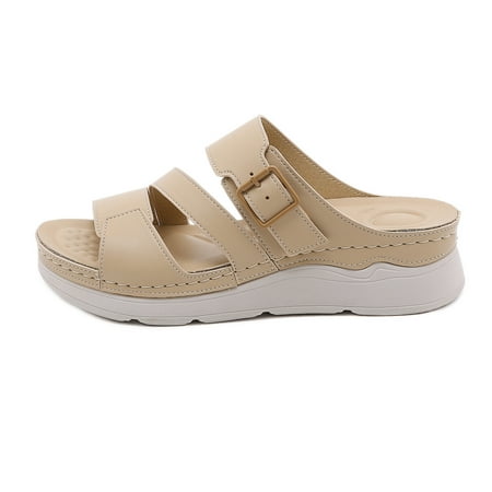 Women Shoes Summer Sandals Women Gladiator Flat Beach Ladies Woman Open Toe Shoes for Women Ladies Flat Sandals Shoes Platform