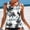 Gray, variant on Sentmoon Triangle Bikini Top Curvy Women Swimsuits Wireless Tummy Control Push Up with Print Plus Size Bathing Suit Women Summer Beach Items for Plus Size and Curvy Figures