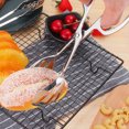 thumbnail image 4 of Food Serving Tongs, Stainless Steel Salad Tongs With Ergonomic Design For Heat Resistant Handling, Easy To Clean And Store For Daily Use In Kitchen, Barbecues (2 Pieces), 4 of 5