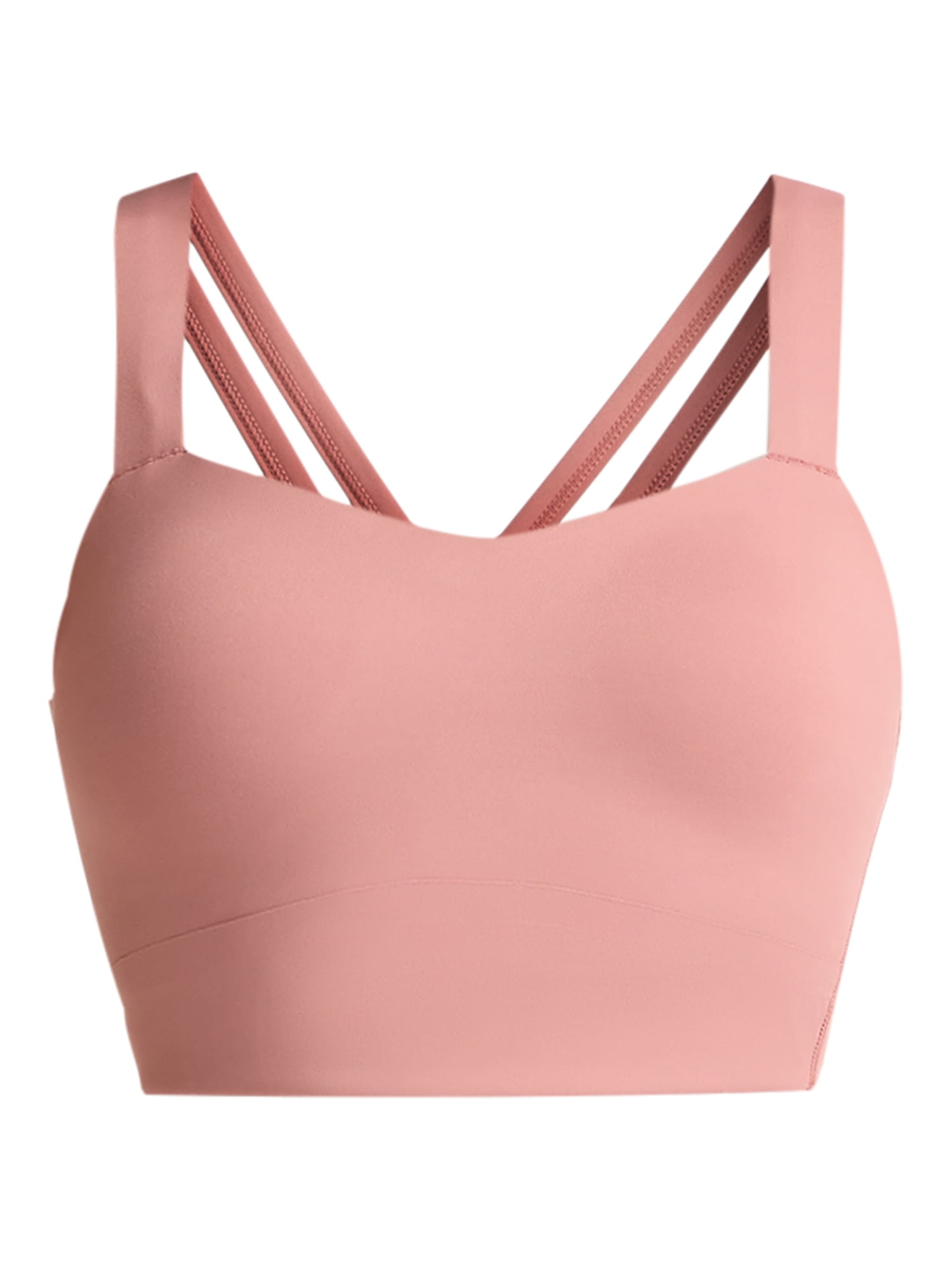 Avia Women's Low Impact Longline Strappy Back Sports Bra, Sizes XS-XXXL