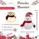 thumbnail image 2 of Peluche Decorativo de Muñeco de Nieve con Luz Led Interna Rojo, 2 of 4