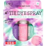 Sei Cotton Candy Tie Dye Kit, Fabric Dye Spray, 3 Colors