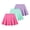 Red Green Purple, variant on 3 Pack Girls Athletic Skorts High Waisted Tennis Skirts with Built-in Shorts Kids Active Skirts 7-8 Years (Pink Purple Red)