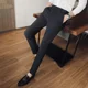 thumbnail image 2 of Pantalones de traje de hombre de corte entallado con tresillos y talla grande para hombre, 9 pantalones cortos de verano 2024, formales, delgados, informales, coreanos, muchas reseñas, 2 of 5