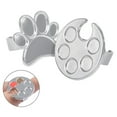 thumbnail image 6 of 2Pcs Silver Mini Manicure Palette Wearable Nail Art Polish Holder Paint Palette Finger Rings Nail Art Tools, Nail Paint Art Palette Finger Rings Metal Manicure Palette Tools Makeup Palettes, 6 of 9