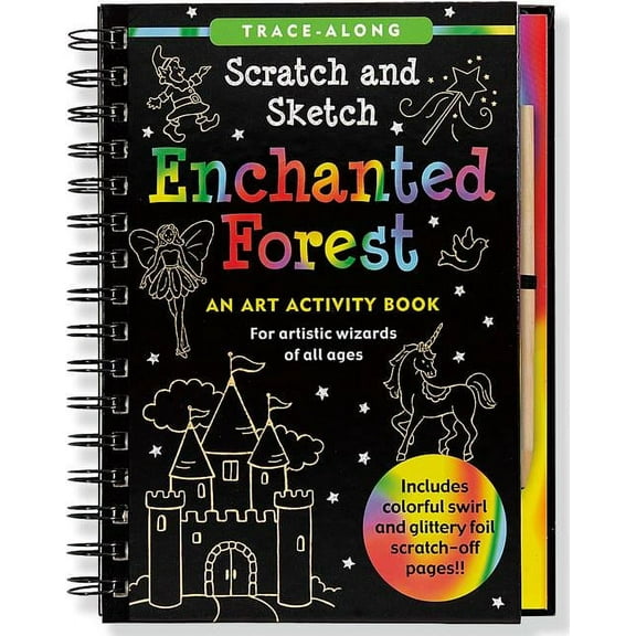 Scratch & Sketch Enchanted Forest (Trace-Along), (Hardcover)