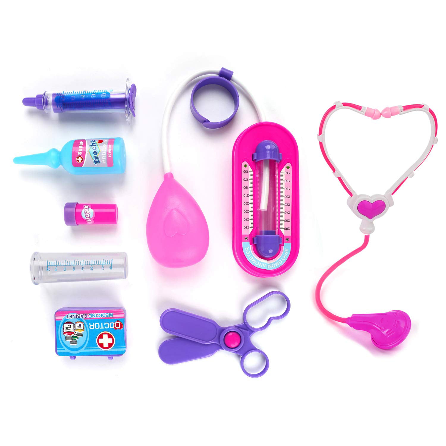 9PCS Pretend Play Kids Doctor Kit Party InteractiveToys for Boys Girls 