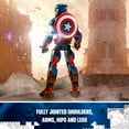 thumbnail image 6 of LEGO Marvel Captain America Construction Figure 76258 Buildable Marvel Action Figure, Posable Marvel Collectible with Attachable Shield for Play and Display, Avengers Toy for Boys and Girls Ages 8-12, 6 of 9
