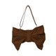 thumbnail image 2 of Bolso de hombro con lazo arrugado para mujer, bolso ligero tipo tote para la calle, regalo para uso diario. Caqui, 2 of 9