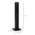 thumbnail image 5 of 37.75" Tower Fan for Bedroom Cooling with Aroma Diffuser, 70° Oscillating, 12 Hour Timer, LED Sensor Panel, and Remote Control, Black, 5 of 5