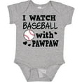 thumbnail image 3 of Inktastic I Watch Baseball with My Pawpaw Boys Baby Bodysuit, 3 of 5