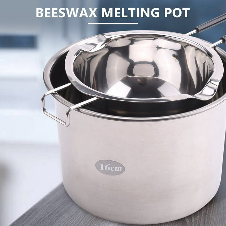 Mini Stainless Steel Beeswax Melting Pot