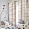 thumbnail image 5 of Red Green Checkerboard White Pattern Kids Curtains,Childrens Insulated Curtains Set Of 2,Bedroom Essentials,Teen Room Decor 52"X84", 5 of 5