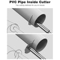 thumbnail image 2 of Inside Pipe Cutter, 1/4 Inch Hex PVC Plumbing Inside Cutter Internal Plastic Pipe Cutter Set (32mm, 2 of 5