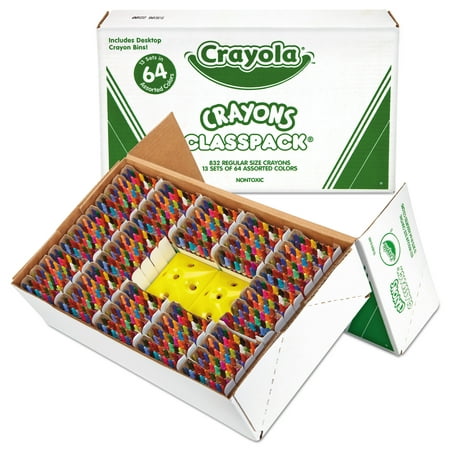 Crayola Crayon Classpack, 64 Colors, Pack of 832