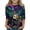 001_Dark Purple, variant on Kids Girls Mardi Gras 3/4 Sleeve Shirt with New Orleans Carnival Fat Tuesday Graphic, Soft Casual Sequin Mask Top for Holiday Party and Matching Outfit Wear