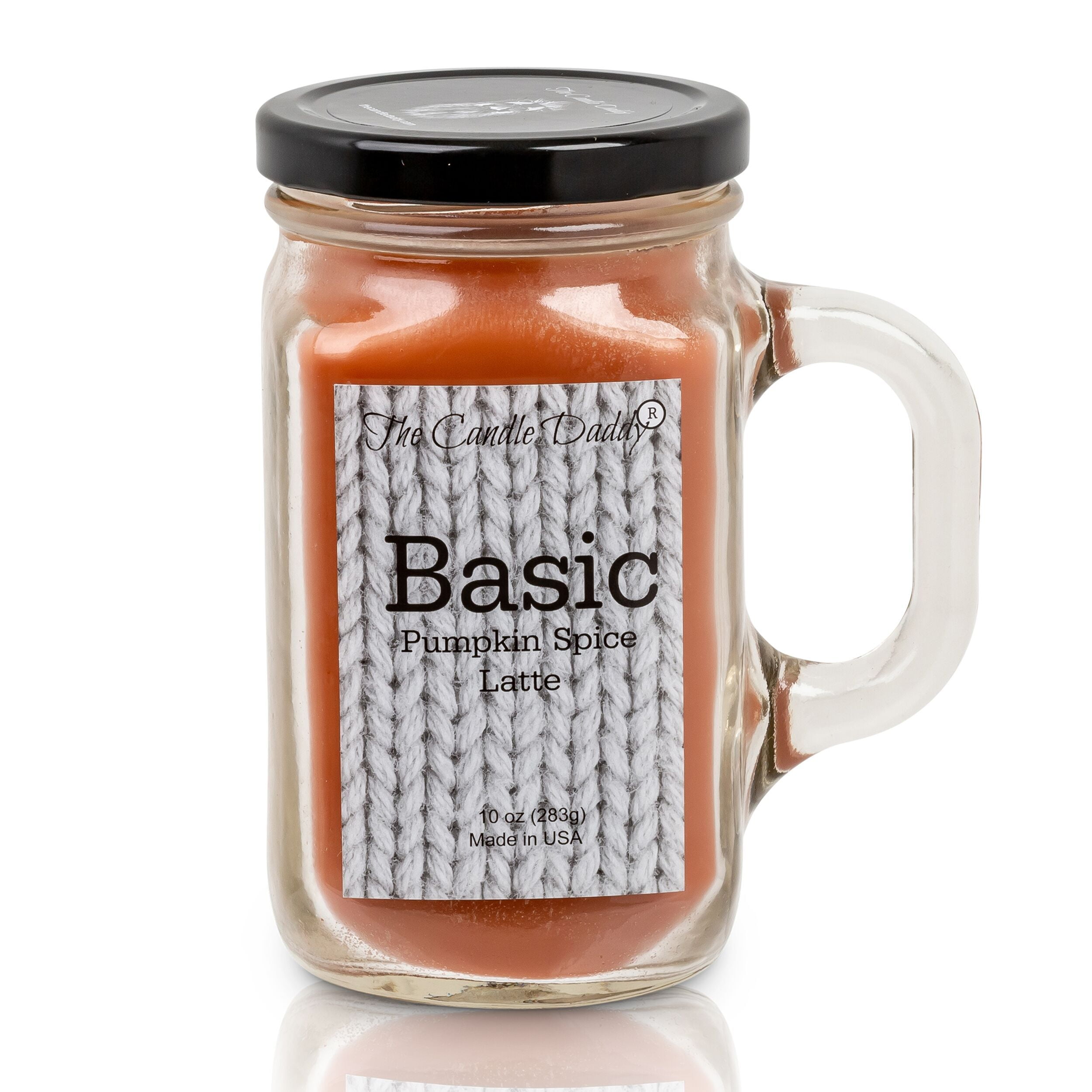 BASIC- Pumpkin Spice Latte Candle - Fun and Funny -10 Ounce- Made in USA