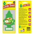 thumbnail image 2 of Little Trees Car Air Freshener | Hanging Tree Provides Long Lasting Scent for Auto or Home | Green Apple, 6-Packs (4 Count), 2 of 6