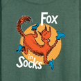 thumbnail image 3 of Dr. Seuss - Fox In Socks Jumping - Women's Lightweight French Terry Long Sleeve Shirt, 3 of 6