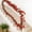 Red, variant on 6ft Artificial Silk Flower Wall Hanging, 180cm Plastic Decorative Strand with 69 Flowers in Yellow for Indoor/Outdoor Home Décor