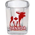 thumbnail image 1 of Canadian 1.5oz Square Moose Flag Shot Glass 90000JE, 1 of 1