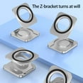 thumbnail image 4 of Portable Phone Holder Foldable Double Side Adhesive Car Mount Very Thin Easy Carry for Travel Desk Dashboard, 4 of 9