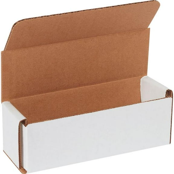 Global Industrial B40164 Corrugated Mailers, White - 6 x 2 x 2 in. - Pack of 50
