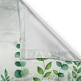 thumbnail image 7 of Ambesonne Eucalyptus Valance & Curtain 3 Pcs Set, Cascading Branches Leaf, 55"x36", Fern Green White, 7 of 7