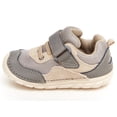 thumbnail image 2 of Stride Rite Unisex Kids Casual & Dress Shoes Easy On/off First Walker Sneaker, Black, Sizes 3-6, 2 of 7