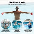 thumbnail image 5 of THERABAND Water Weights, Aquatic Dumbbells for Pool Fitness, Pair, Red Light Resistance Level, for Pool Exercise and Water Aerobics for Adults, Foam Pool Weights for Therapy and Fitness Workouts, 5 of 7