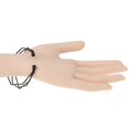 thumbnail image 4 of Joyas Abierta Brazalete Punk Mujeres Moda Negro Sunnimix pulsera brazalete, 4 of 8
