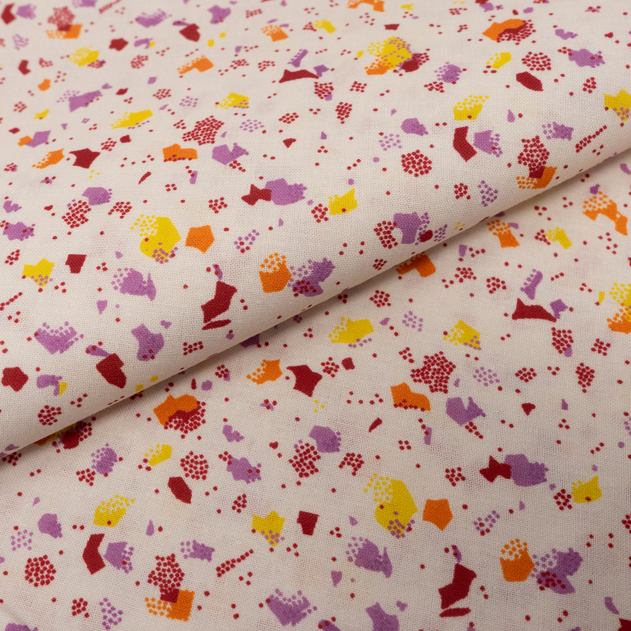 Roc-Lon 100% Cotton, 108" Wide, Quilt Backing, Scattered Dots, Cut by Yard