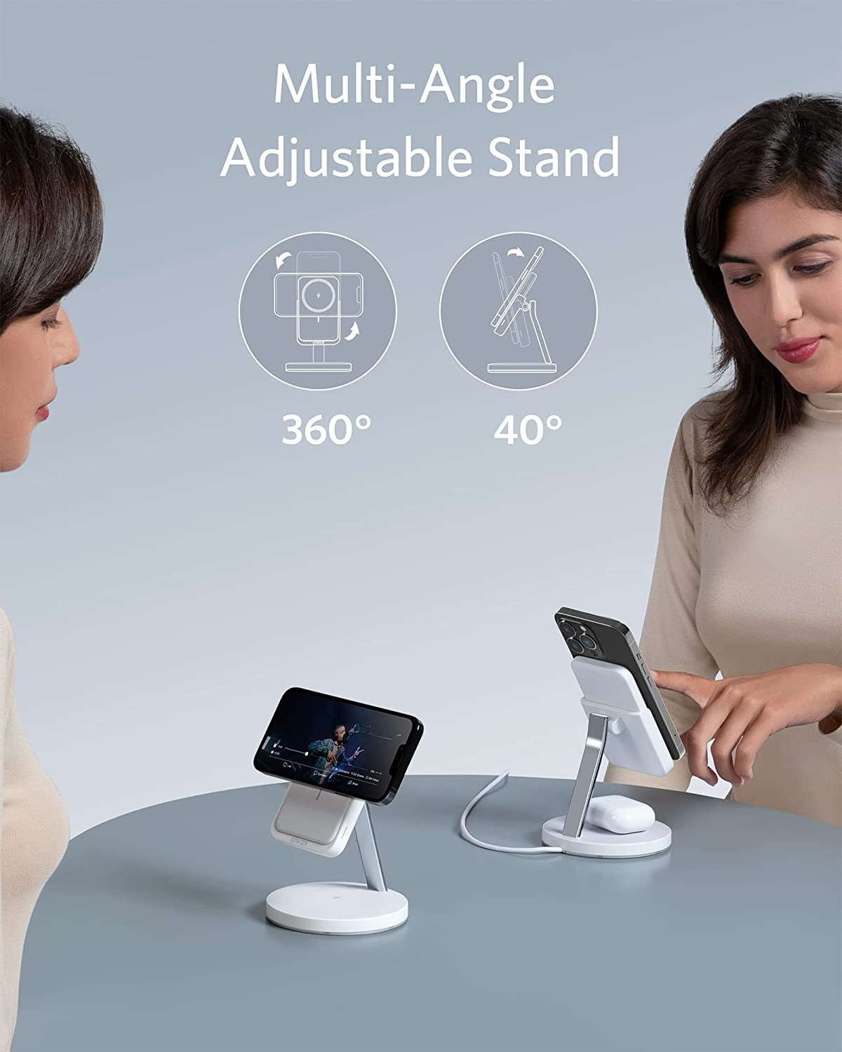 Anker MagGo Wireless Charging Station (Foldable 3-in-1)