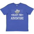 thumbnail image 3 of Inktastic Ready for Adventure Hiking Camping Youth T-Shirt, 3 of 5
