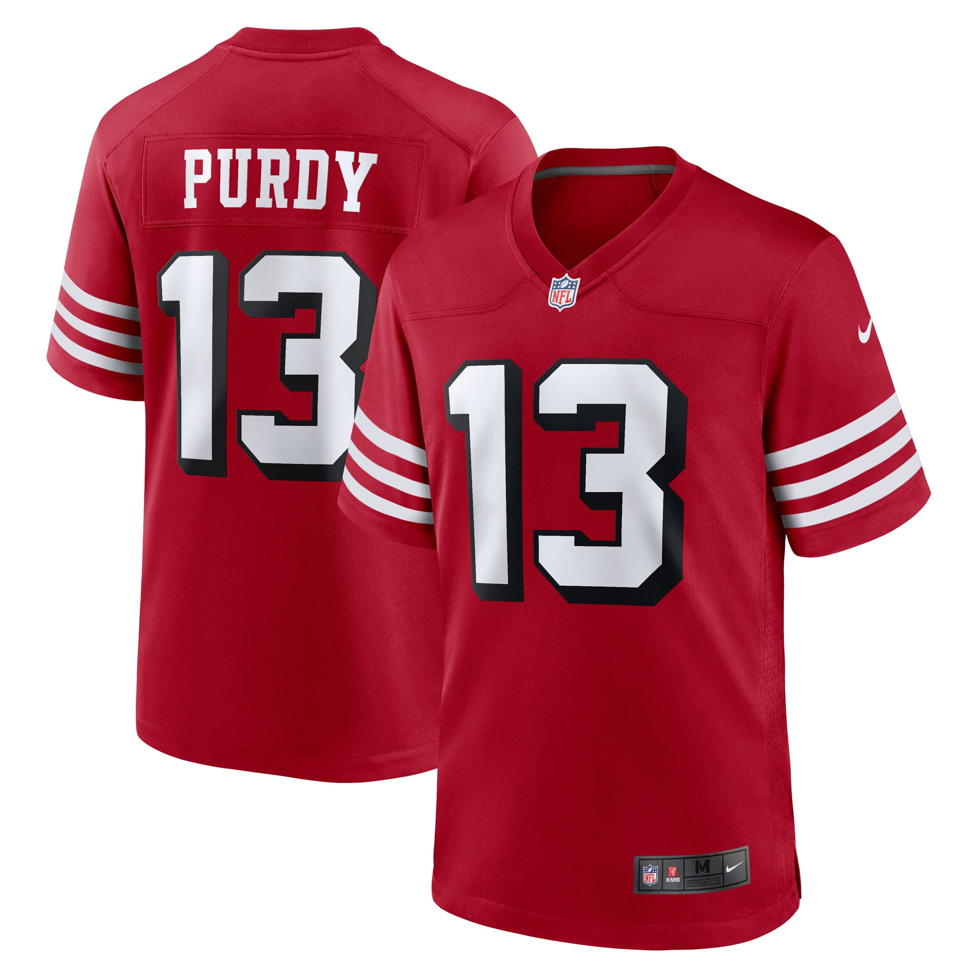 Mens Nike Brock Purdy Scarlet San Francisco 49ers Alternate Game