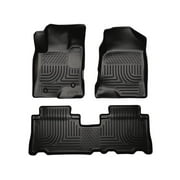 Husky Liners Weatherbeater Floor Mats | Fits 2012 - 2016 Chevrolet Captiva Sport | Front & 2nd Row, 3-pc Black - 96321