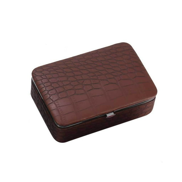 Sonducket Caja de almacenamiento portátil, caja para pulsera, tobillera, organizador de maquillaje, suministros para el hogar DIY para mujeres, Ropa, zapatos y accesorios Miscelánea Cafetería