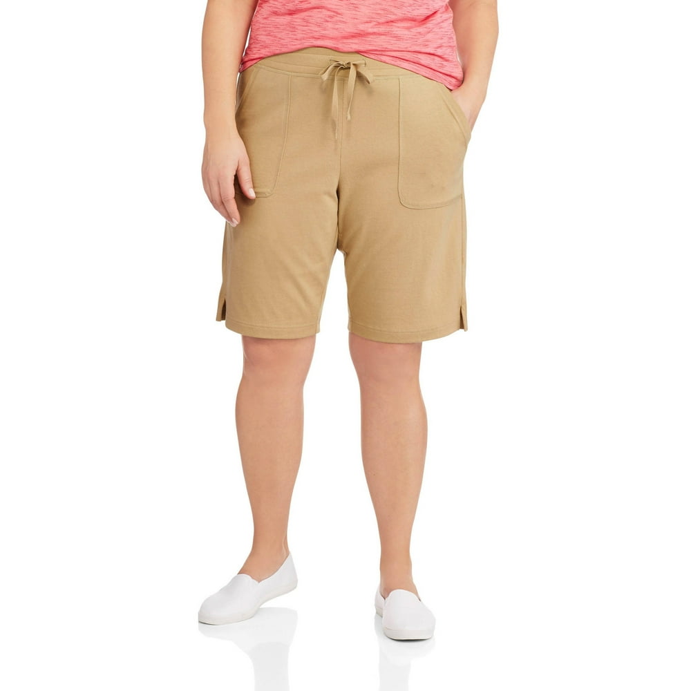 White Stag Women's Plus Knit Shorts