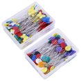 thumbnail image 4 of OFFIGAM 100Pcs Flower Push Pin Plum Blossom Shape Metal For Jewelry Making Supplies, 4 of 8