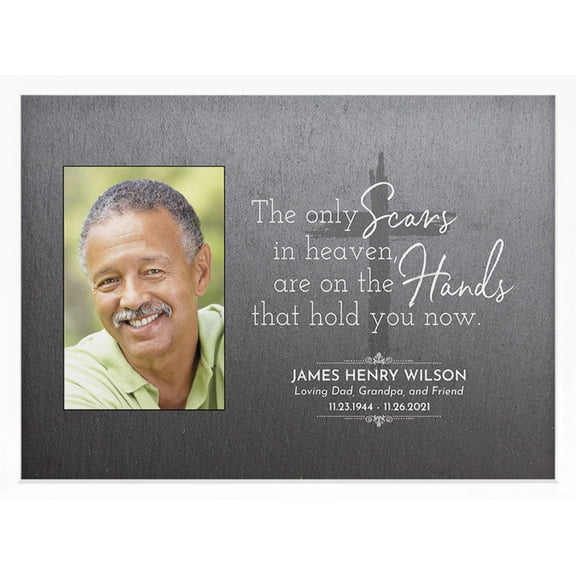 Scars in Heaven | Personalized Memorial, Grief, Sympathy Gift, Wall Decor - Photo